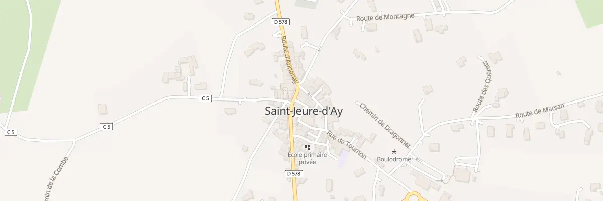 Plan du 5034 Le Village à Saint-Jeure-d’Ay
