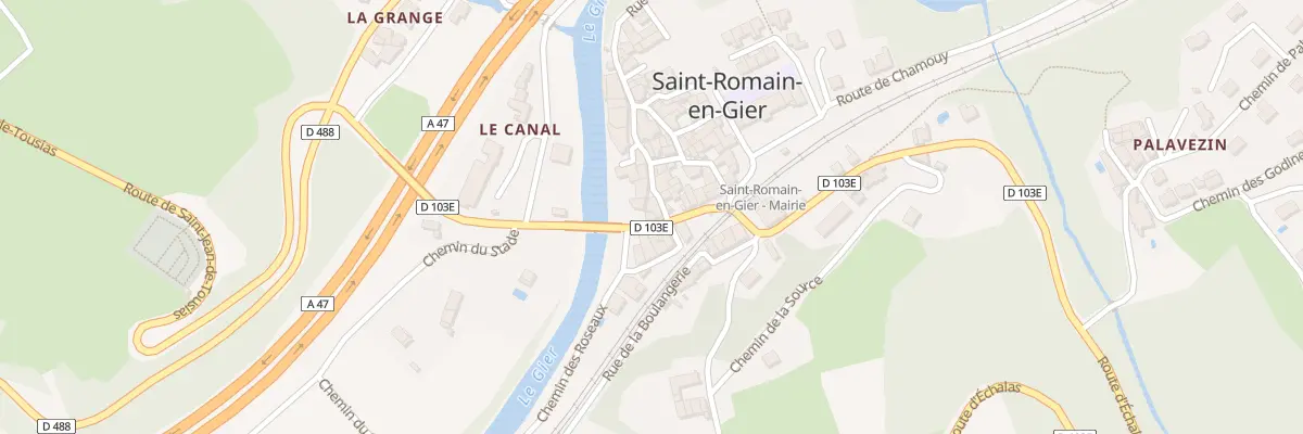 Plan du 5014 Le Bourg à Saint-Romain-en-Gier