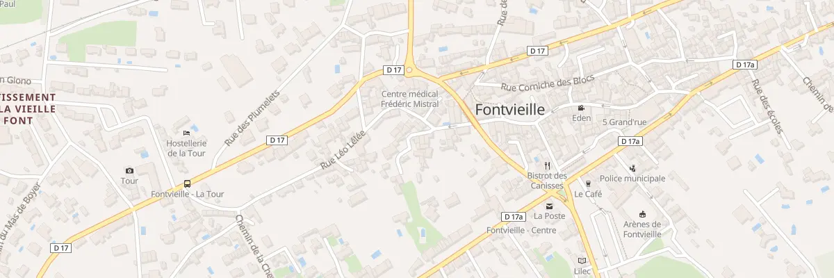Plan du 5 Rue des Fondeurs à Fontvieille