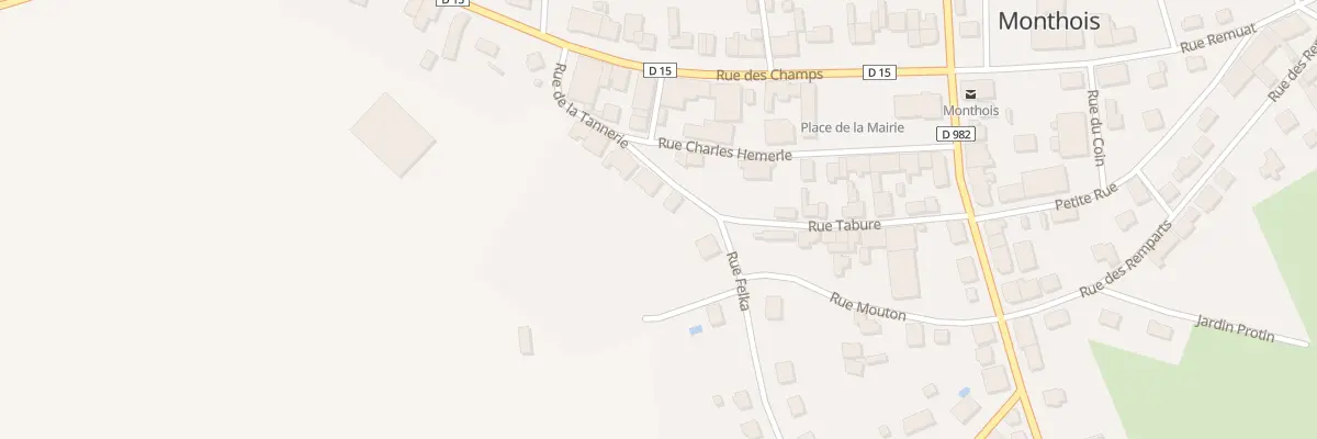Plan du 2 Rue de la Tannerie à Monthois