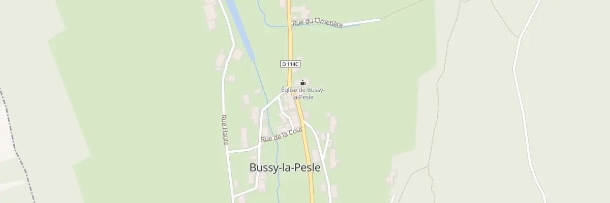 Plan du 31 Rue de l’Eglise à Bussy-la-Pesle