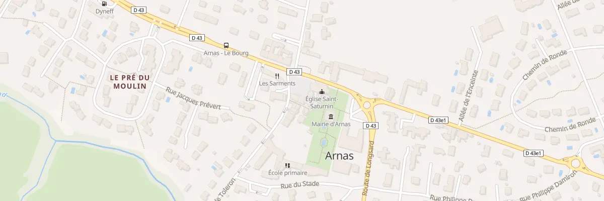 Plan du 33 Pl de l’Eglise à Arnas