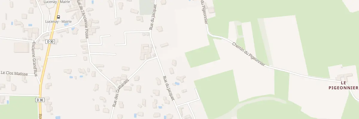 Plan du 249 Rue du Jacquet à Lucenay