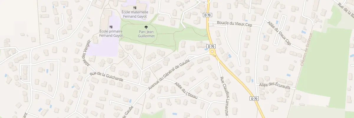 Plan du 76 Av du General de Gaulle à Limas