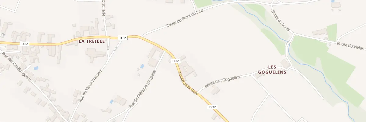 Plan du 119 Rte de la Gare à Fleurie