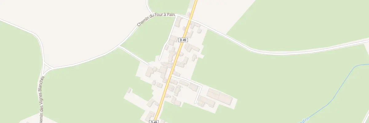 Plan du 5008 Rue Cour Lombard à Santilly