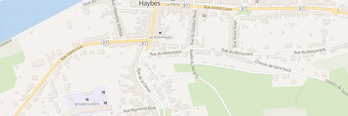 Plan du 2B Rue du Monument à Haybes