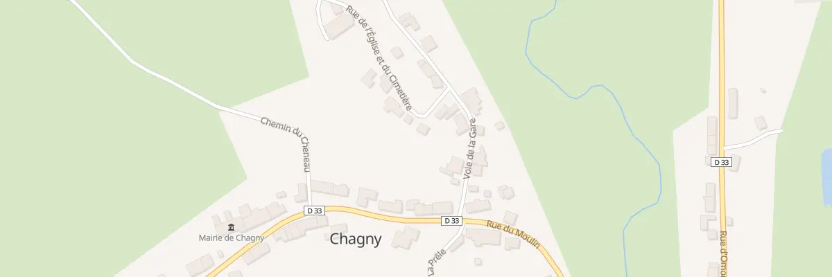 Plan du 5079 Rue de l’Eglise à Chagny