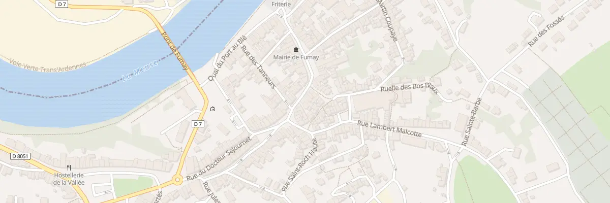 Plan du 7 Rue du Général de Gaulle à Fumay