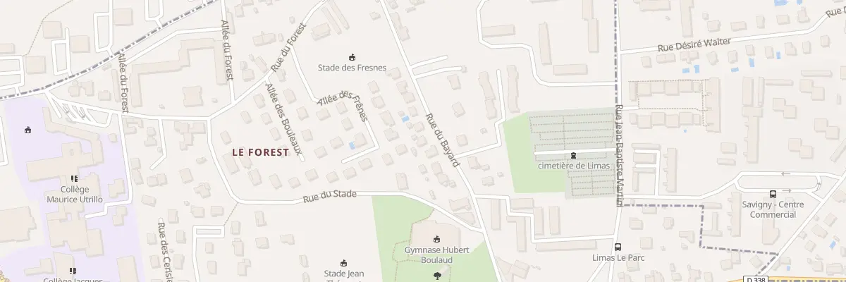 Plan du 234 Rue du Bayard à Limas