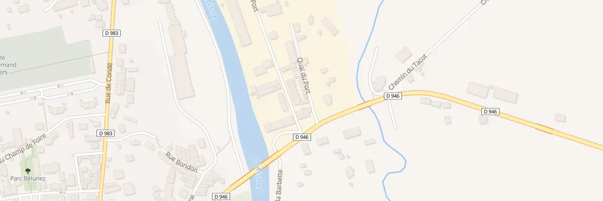 Plan du 4 Rue du Port à Vouziers