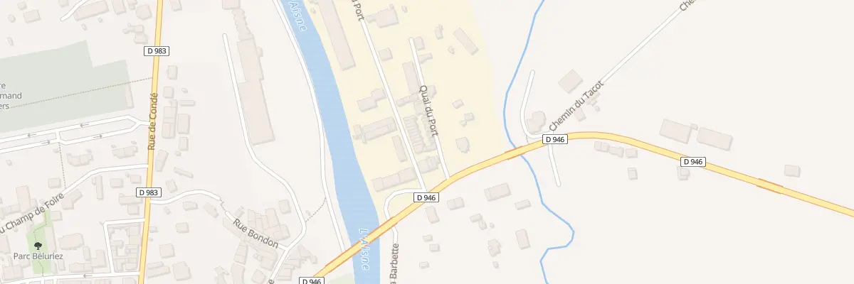 Plan du 6 Rue du Port à Vouziers