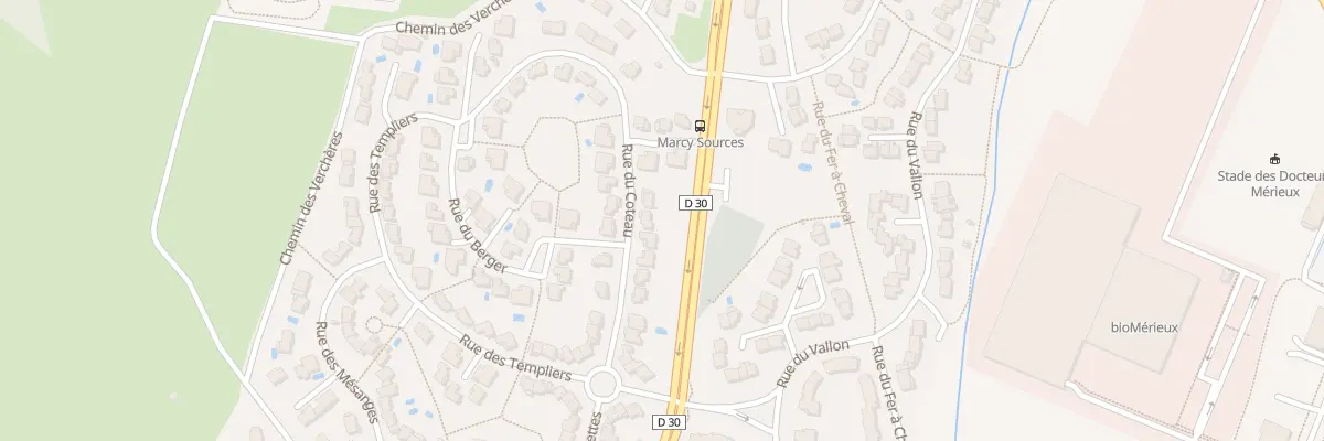 Plan du 114 Rue du Coteau à Marcy-l’Étoile
