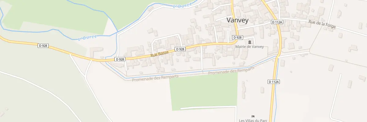 Plan du 9036 Rue Basse à Vanvey
