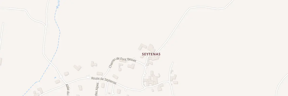 Plan du 5052 Seytenas à Quintenas