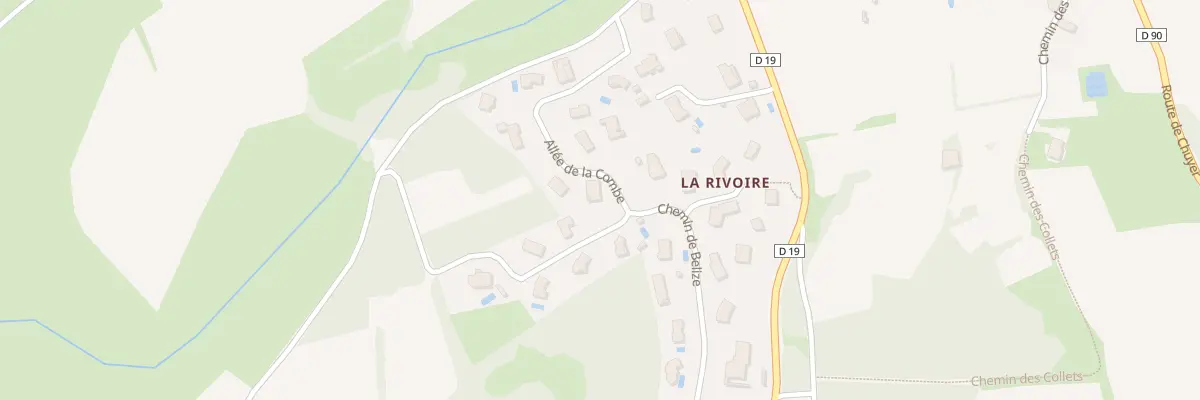 Plan du 11 All de la Combe à Chuyer