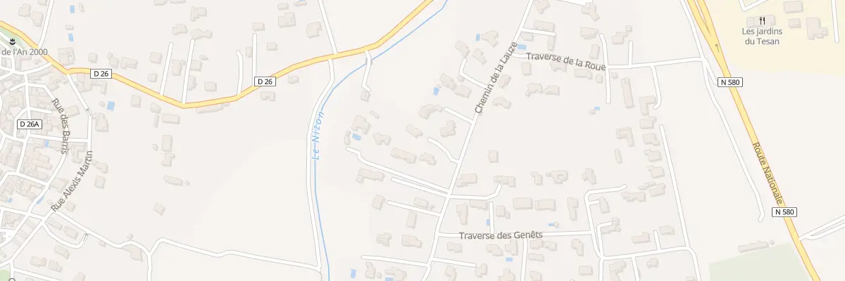 Plan du 385 Che de la Lauze à Saint-Laurent-des-Arbres