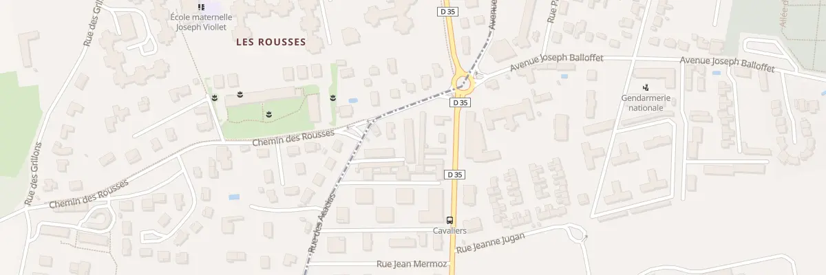 Plan du 336 Rue des Acacias à Villefranche-sur-Saône