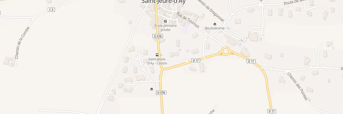 Plan du 5185 Senovert à Saint-Jeure-d’Ay
