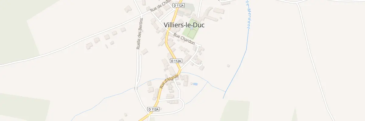 Plan du 5 Rue Chainey à Villiers-le-Duc