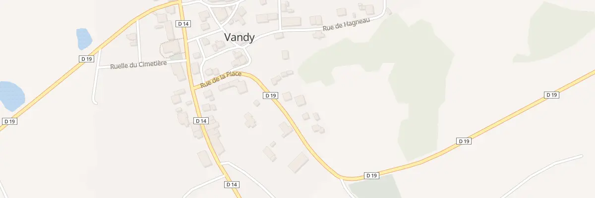 Plan du 3 Rue du Coq Riamont à Vandy