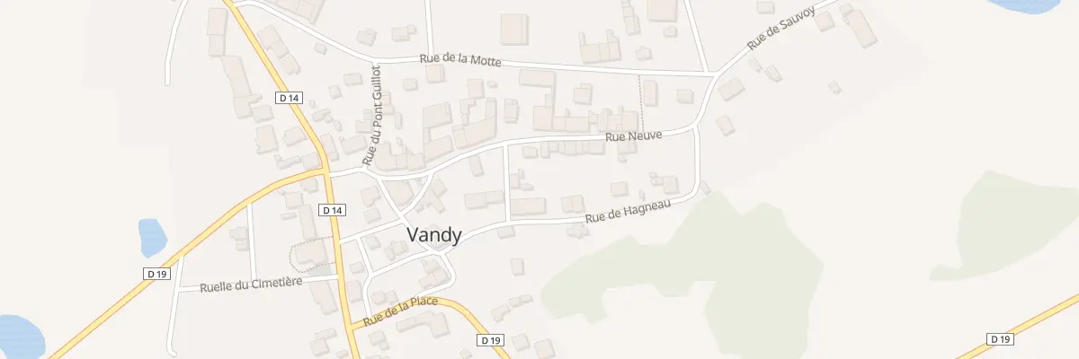 Plan du 1 Rue Jules Fortier à Vandy