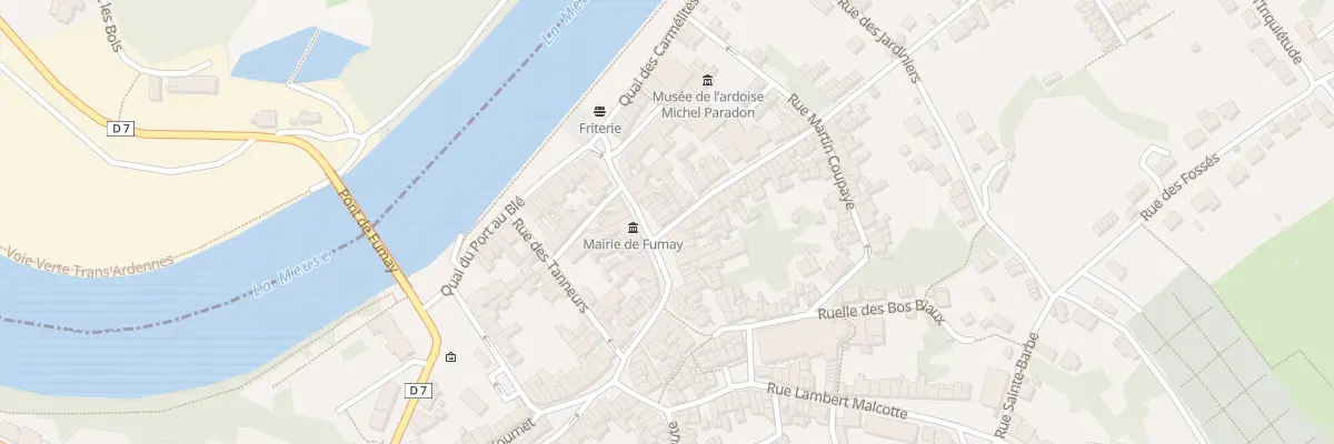 Plan du 1 Rue des Fusillés à Fumay