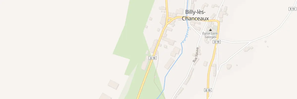 Plan du 9009 Rue de Chanceaux à Billy-lès-Chanceaux