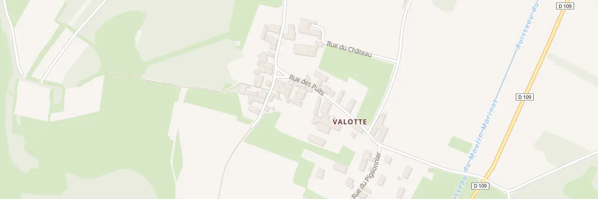 Plan du 9 Rue des Puits à Chassey-le-Camp
