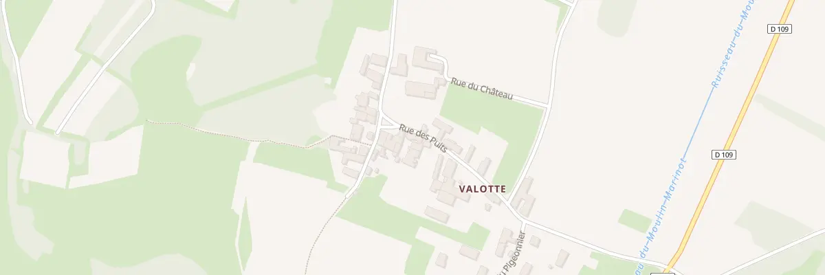 Plan du 5 Rue des Puits à Chassey-le-Camp
