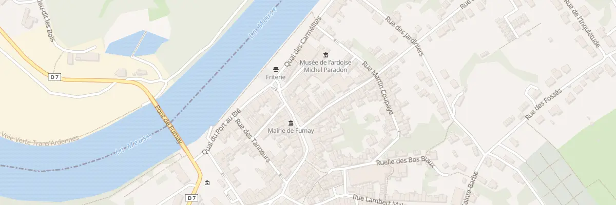 Plan du 33 Rue des Fusillés à Fumay