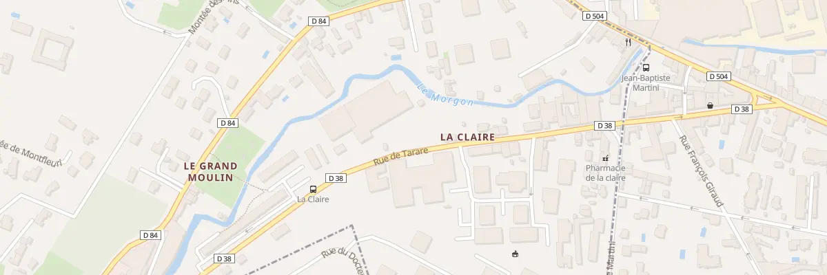 Plan du 418 Rue de Tarare à Gleizé