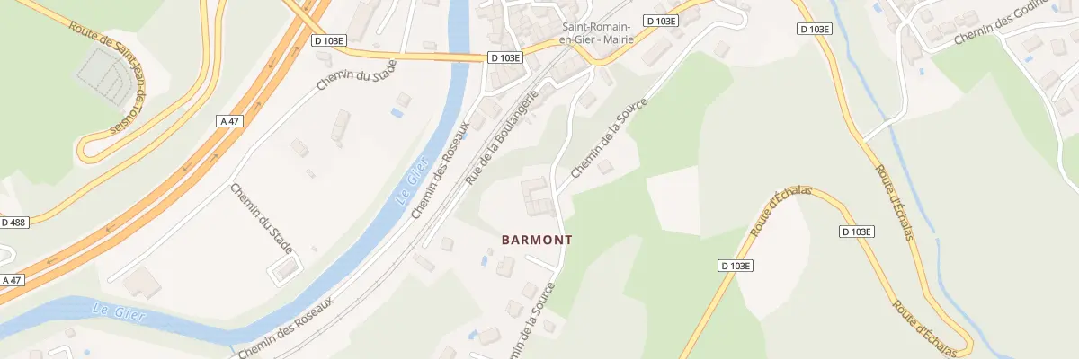 Plan du 5095 Barmont à Saint-Romain-en-Gier