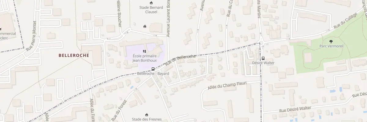 Plan du 5 Rue de Belleroche à Limas