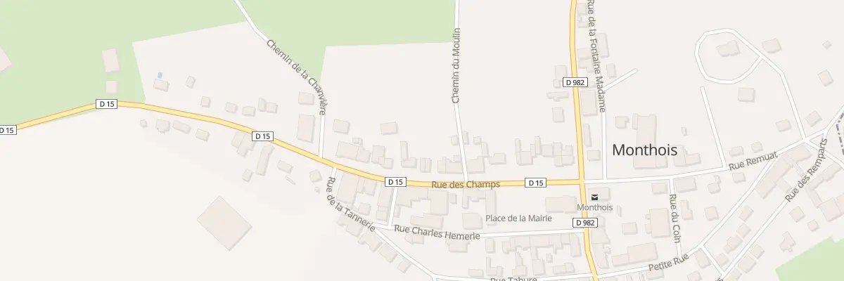 Plan du 22 Rue des Champs à Monthois
