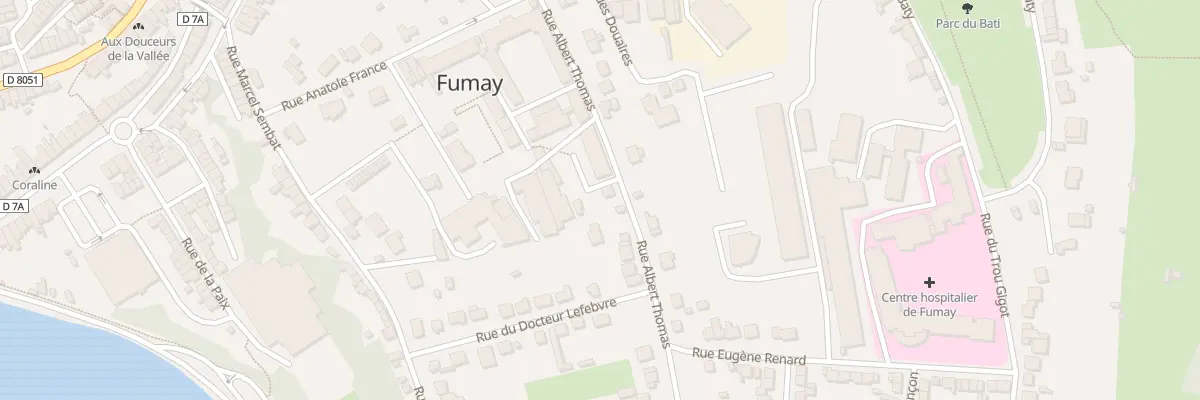 Plan du 962 Rue Albert Thomas à Fumay