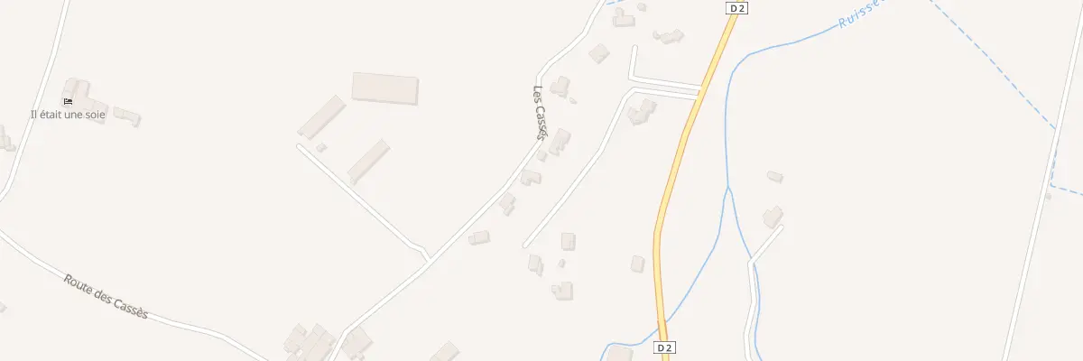 Plan du 170 Che de Chautel à Saint-Vincent-de-Barrès