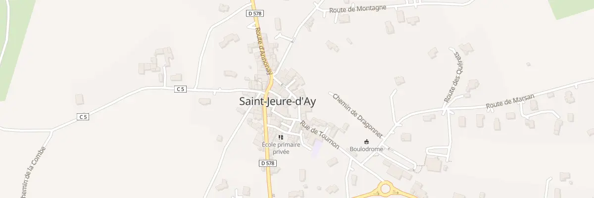 Plan du 190 Rue de Tournon à Saint-Jeure-d’Ay