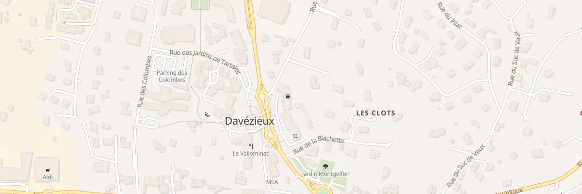 Plan du 24A Rue des Clots à Davézieux