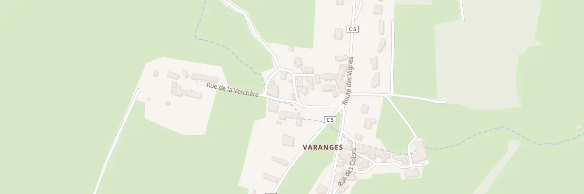 Plan du 77 Rue de la Verchere à Cortambert