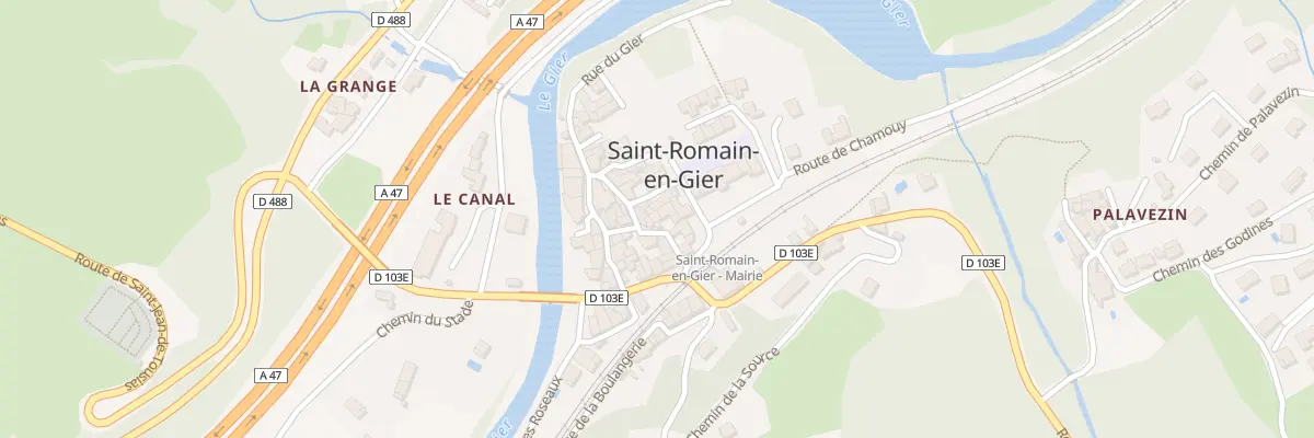 Plan du 5031 Le Bourg à Saint-Romain-en-Gier