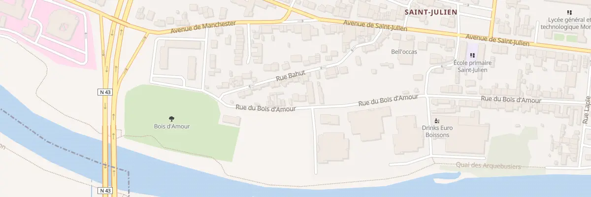 Plan du 58 Rue du Bois d’Amour à Charleville-Mézières