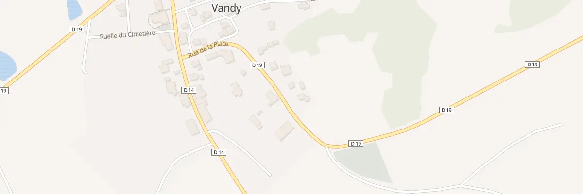 Plan du 5 Rue du Coq Riamont à Vandy