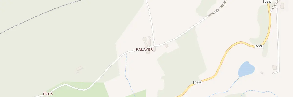Plan du 5276 Palayer à Alboussière