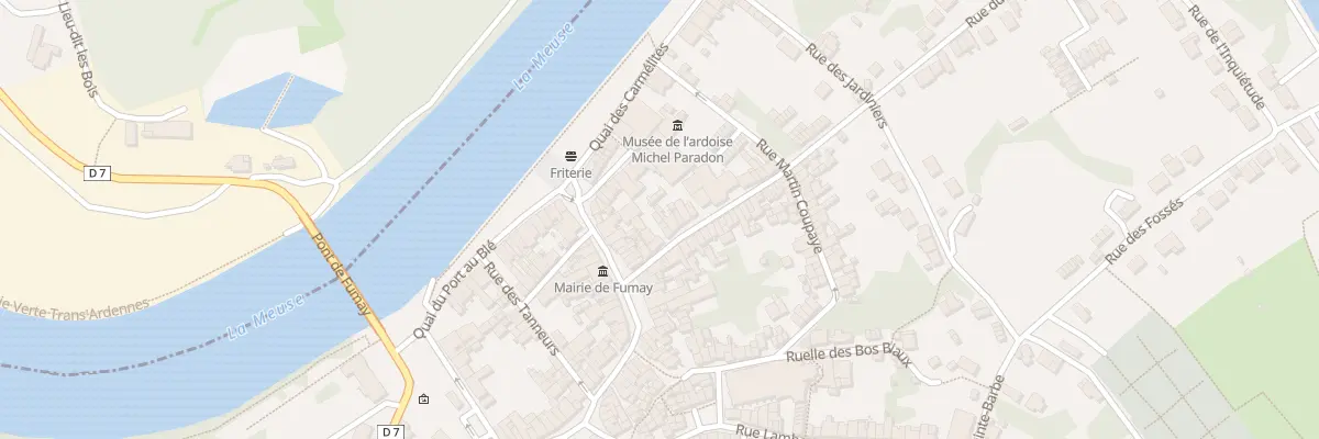 Plan du 33A Rue des Fusillés à Fumay
