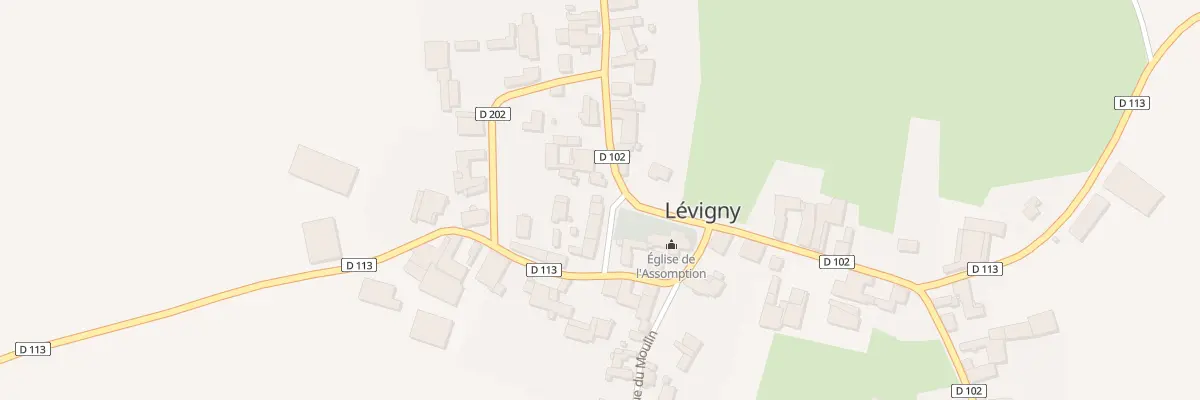 Plan du 3 Le Village à Lévigny