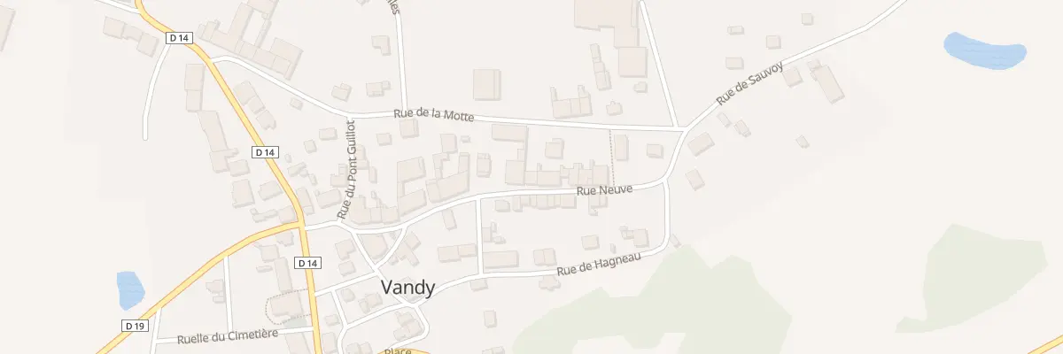 Plan du 17 Rue Neuve à Vandy