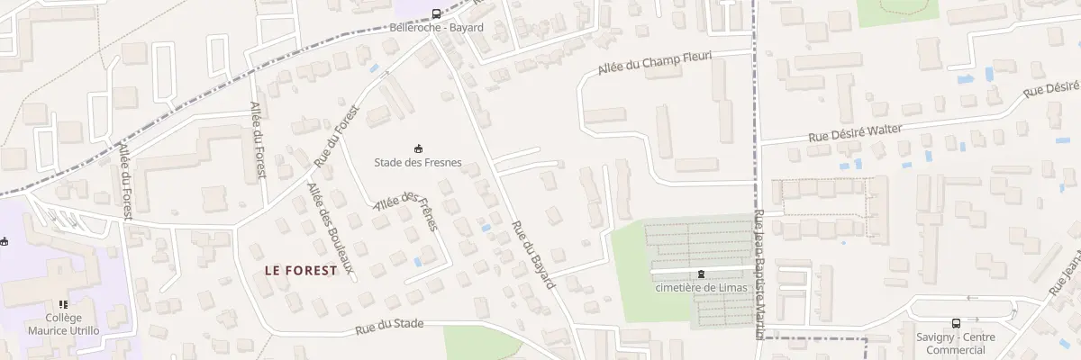Plan du 145 Rue du Bayard à Limas