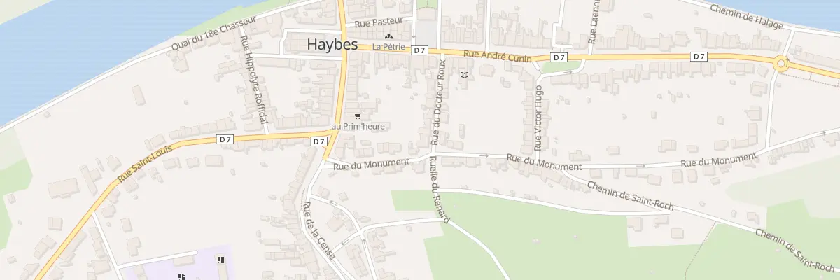 Plan du 22 Rue du Docteur Roux à Haybes