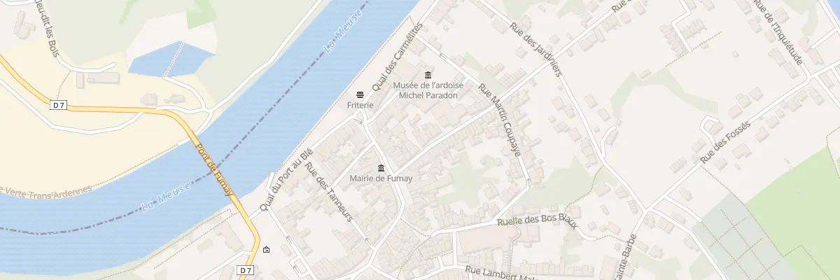 Plan du 33B Rue des Fusillés à Fumay